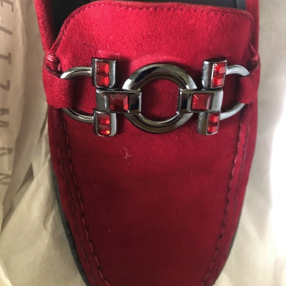 Stuart Weitzman Scarlet Suede Flats - Size 8.5M - Picture 3 of 4
